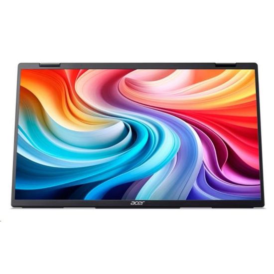 Obrázek ACER LCD PD163Qbmiuux DUAL SCREEN 40cm (15.6") IPS LED, FHD 1920 x 1080@60 Hz, 250cd/ m2, 170/ 170, 2 x 2 W repro, Black