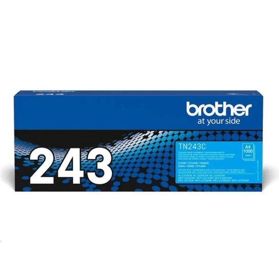 Obrázek BROTHER Toner TN- 243C - PRO HLL3210 HLL3270 DCPL3510 DCPL3550 MFCL3730 MFCL3770 - cca 1000stran