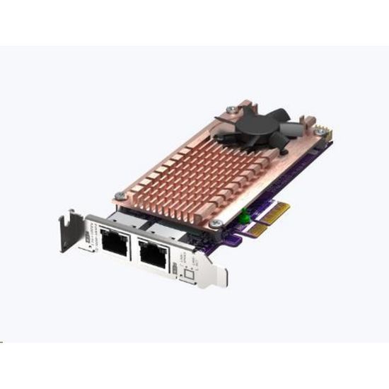 Obrázek QNAP QM2- 2P2G2T rozšiřující karta 2 x 2, 5GbE, 2xM.2 NVMe 2280 PCIe Gen3 x 2 pro PC i NAS