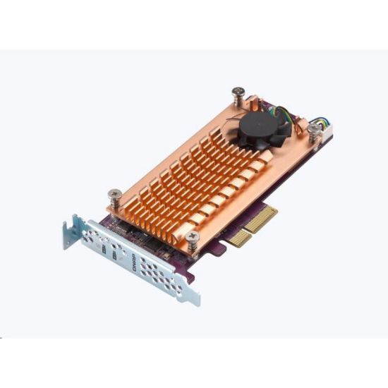 Obrázek QNAP QM2- 2S- 220A rozšiřující karta 2xM.2 NVMe 2280/ 22110 PCIe Gen2 x 2 pro PC i NAS