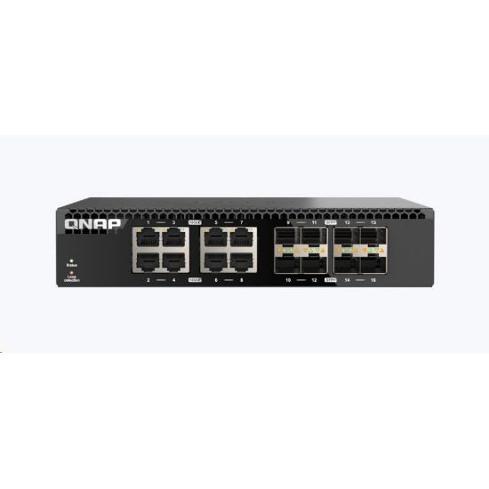 Obrázek QNAP switch QSW- 3216R- 8S8T (8xSFP+, 8 x 10GbE)