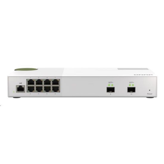 Obrázek QNAP switch QSW- M2108- 2S (8 x 2, 5GbE, 2xSFP+)