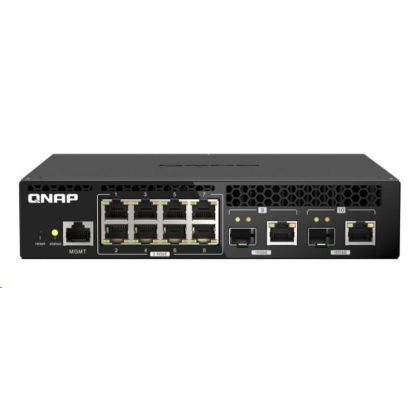 Obrázek QNAP switch QSW- M2108R- 2C (8 x 2, 5GbE, 2 x 10GbE/ SFP+combo)