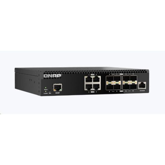Obrázek QNAP switch QSW- M3212R- 8S4T (8xSFP+, 4 x 10GbE)