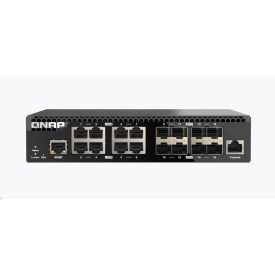 Obrázek QNAP switch QSW- M3216R- 8S8T (8xSFP+, 8 x 10GbE)