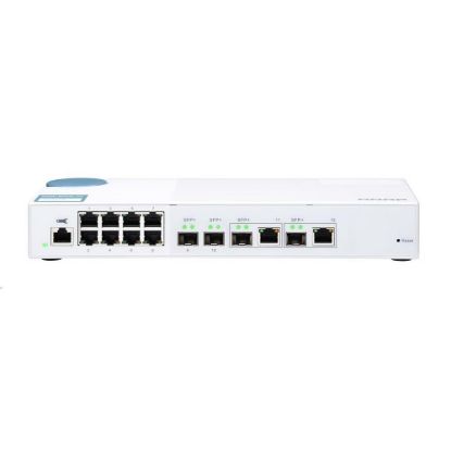 Obrázek QNAP switch QSW- M408- 2C (8xGbE, 2xSFP+, 2 x 10GbE/ SFP+combo)