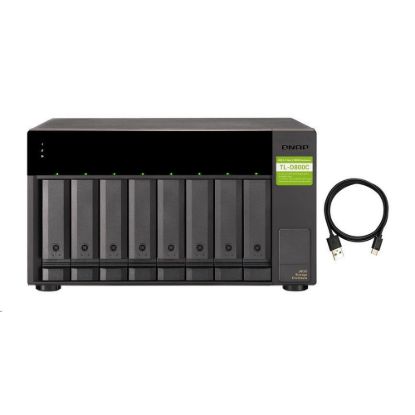 Obrázek QNAP TL- D800C rozšiřující jednotka QNAP NAS (8xSATA, USB- C 3.2 Gen2)