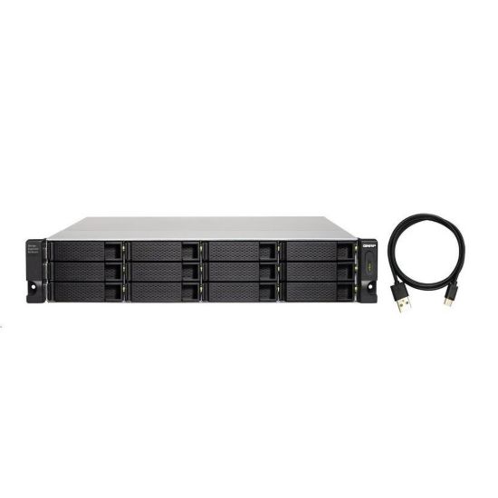 Obrázek QNAP TL- R1200C- RP rozšiřující jednotka QNAP NAS (12xSATA, USB- C 3.2 Gen2, RP)