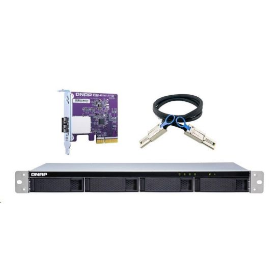 Obrázek QNAP TL- R400S rozšiřující jednotka QNAP NAS s QXP- 400eS- A1164 (4xSATA, 1xSFF- 8088)