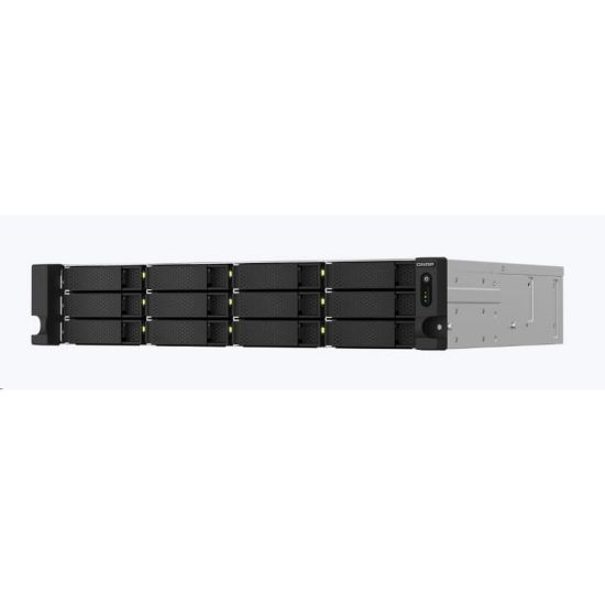 Obrázek QNAP TS- 1264U- RP- 8G (4C/ CeleronN5095/ 2, 9GHz/ 8 GBRAM/ 12xSATA/ 2 x 2, 5GbE/ 2xUSB2.0/ 2xUSB3.2/ 1xPCle/ 1xHDMI…