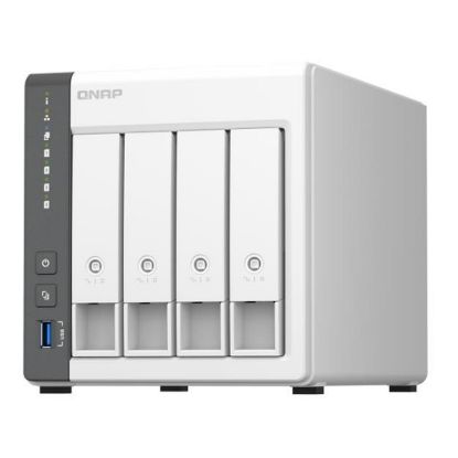 Obrázek QNAP TS- 433- 4G (4C/ CORTEX- A55/ 2GHz/ 4 GBRAM/ 4xSATA/ 1xGbE/ 1 x 2, 5GbE/ 2xUSB2.0/ 1xUSB3.2)