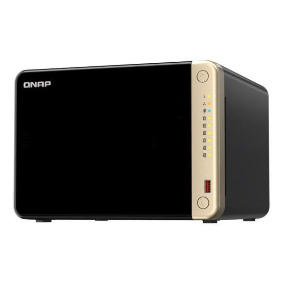 Obrázek QNAP TS- 664- 8G (4C/ CeleronN5095/ 2, 9GHz/ 8 GBRAM/ 6xSATA/ 2xM.2/ 2 x 2, 5GbE/ 2xUSB2.0/ 2xUSB3.2/ 1xPCIe/ 1xHDMI)