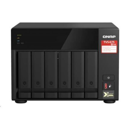Obrázek QNAP TVS- 675- 8G (8C/ ZhaoXin KX- U6580/ 2, 5GHz/ 8 GBRAM/ 6xSATA/ 2 x 2, 5GbE/ 2xM.2/ 4xUSB3.2/ 1xHDMI/ 2xPCIe)