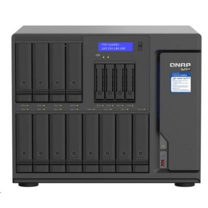 Obrázek QNAP TVS- h1688X- W1250- 32G (6C/ XeonW- 1250/ 4, 7GHz/ 32 GBRAM/ 16xSATA/ 2xM.2/ 4 x 2, 5GbE/ 2 x 10GbE/ 6xUSB…