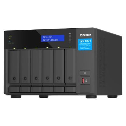 Obrázek QNAP TVS- h674- i5- 32G (6C/ i5- 12400/ 4, 4GHz/ 32 GBRAM/ 6xSATA/ 2 x 2, 5GbE/ 2xM.2/ 3xUSB3.2/ 1xHDMI/ 2xPCIe)