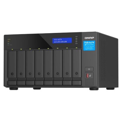 Obrázek QNAP TVS- h874- i5- 32G (6C/ i5- 12400/ 4, 4GHz/ 32 GBRAM/ 8 x 3, 5" SATA/ 2 x 2, 5GbE/ 3xUSB3.2/ 1xHDMI/ 2xM.2/ 2xPCIe)