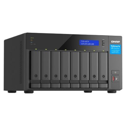 Obrázek QNAP TVS- h874X- i9- 64G (16C/ i9/ 64 GBRAM/ 8xSATA/ 2 x 2, 5GbE/ 2xM.2/ 2 x 10GbE/ 3xUSB3.2/ 1xHDMI/ 2xPCIe)