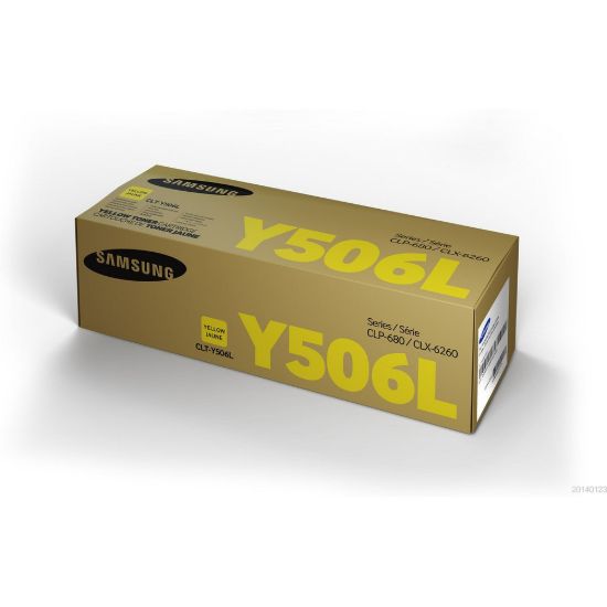 Obrázek HP - Samsung CLT- Y506L High Yield Yellow Toner Cartridge (3, 500 pages)