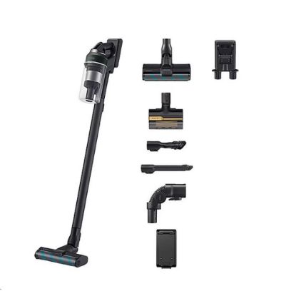 Obrázek Samsung 2- in- 1 stick vacuum Battery Dry Bagless 580 W Black, Chrome, Green, Wood, EU