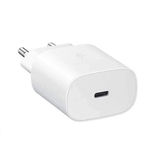 Obrázek Samsung cestovní nabíječka EP- TA800XWE, Quickcharge 25 W, kabel USB- C, bílá