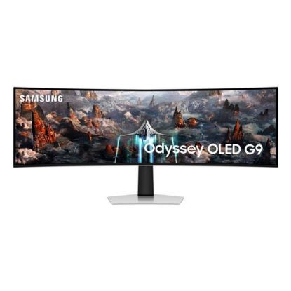 Obrázek SAMSUNG MT LED LCD 49" Odyssey OLED G9(G93SC) LS49CG934SUXEN - prohnutý, OLED, Double QHD, 5120 x 1440, 0, 03 ms, 240 Hz