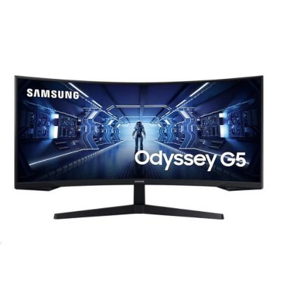 Obrázek SAMSUNG MT LED LCD Gaming Monitor 34" Odyssey G55T - prohnutý, VA, 3440 x 1440, 1 ms, 165 Hz, HDMI , DisplayPort