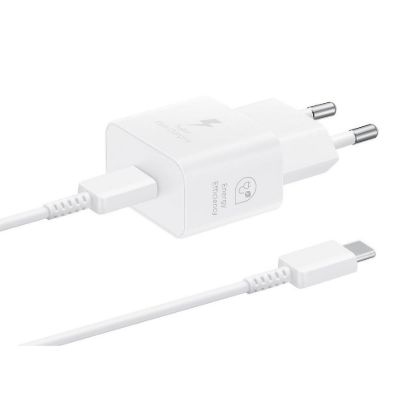 Obrázek Samsung síťová nabíječka EP- T2510XWE + kabel USB- C, 25 W, bílá