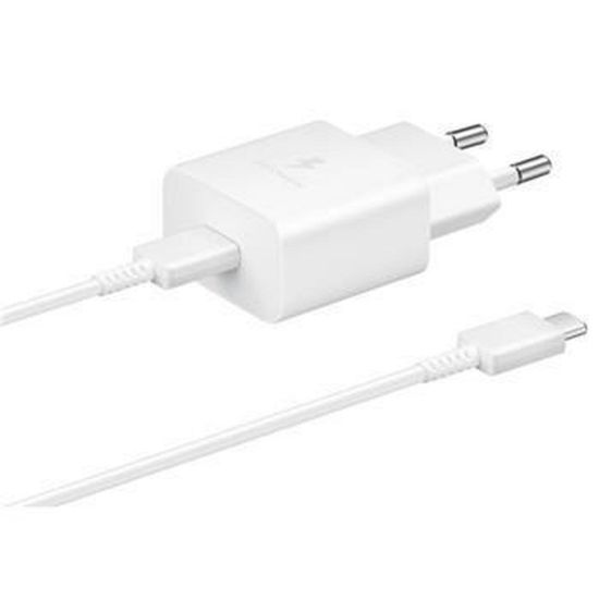 Obrázek Samsung cestovní nabíječka EP- T1510XWE, PD, 15 W, kabel USB- C, bílá