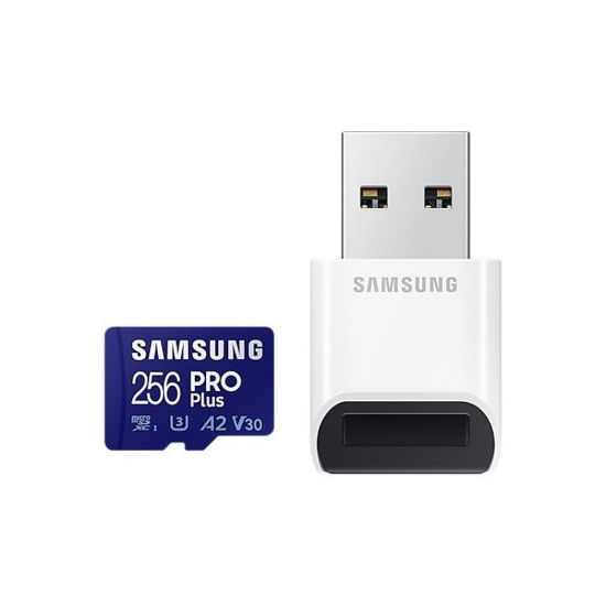 Obrázek Samsung micro SDXC karta 256 GB PRO Plus + USB adaptér