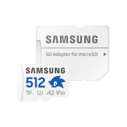 Obrázek Samsung micro SDXC karta 512 GB PRO Plus 'Sonic the Hedgedog™' + SD adaptér