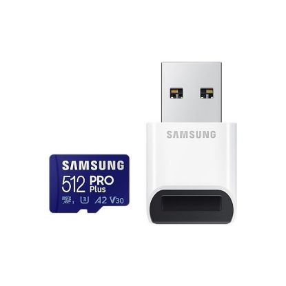 Obrázek Samsung micro SDXC karta 512 GB PRO Plus + USB adaptér