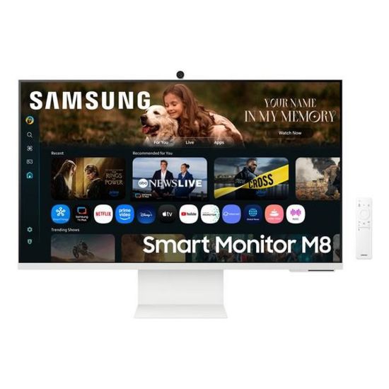 Obrázek SAMSUNG MT LED LCD 32" Smart Monitor M8 (M80F) VA, UHD, 60 hz, 4 ms, hdmi, usb- c, speaker, pivot
