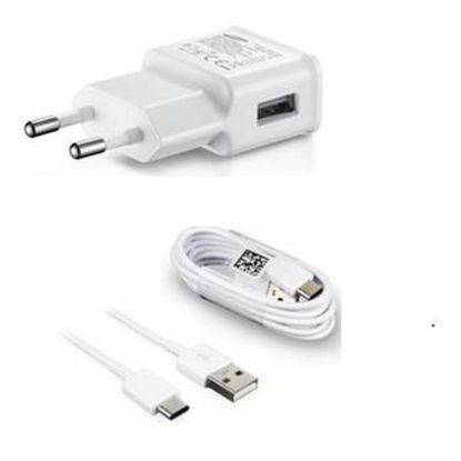 Obrázek Samsung síťová nabíječka EP- TA200EWE + EP- DG970BWE, USB- C, 15 W, bílá - bulk