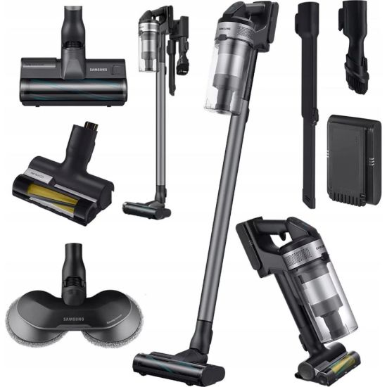 Obrázek Samsung Stick vacuum AC Dry HEPA Bagless 0.8 L 550 W Black, Grey, EU