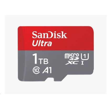 Obrázek SanDisk Micro SDXC karta 1 TB Ultra (150 MB/ s, A1 Class 10 UHS- I) + adaptér