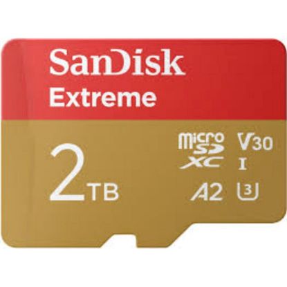 Obrázek SanDisk micro SDXC karta 2 TB Extreme (240 MB/ s A2 UHS- I U3 V30) + adaptér