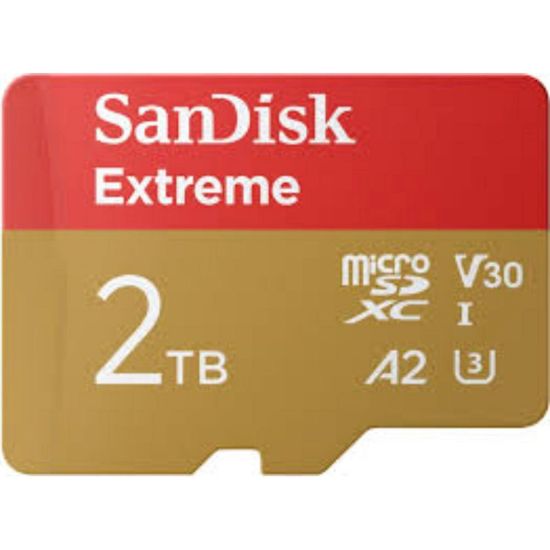 Obrázek SanDisk micro SDXC karta 2 TB Extreme (240 MB/ s A2 UHS- I U3 V30) + adaptér
