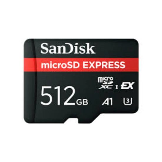 Obrázek SanDisk micro SDXC karta 512 GB Express (880/ 650 MB/ s, A1, UHS- I, U3)