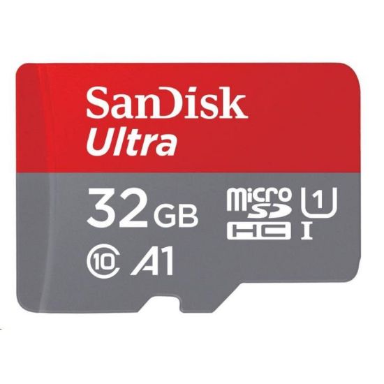 Obrázek SanDisk MicroSDHC karta 32 GB Ultra (120MB/ s, A1 Class 10 UHS- I, Android - Tablet Packaging, Memory Zone App…