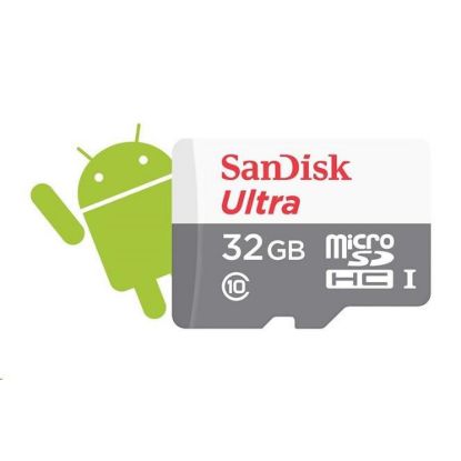 Obrázek SanDisk MicroSDHC karta 32 GB Ultra (80MB/ s, Class 10 UHS- I, Android)