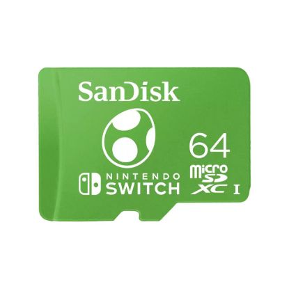 Obrázek SanDisk MicroSDXC karta 64 GB pro Nintendo Switch (R: 100/ W: 90 MB/ s, UHS- I)