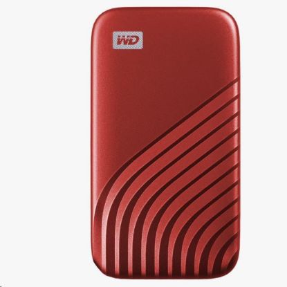 Obrázek SanDisk WD My Passport SSD externí 1 TB , USB- C 3.2 , 1050/ 1000MB/ s R/ W PC & Mac , Red