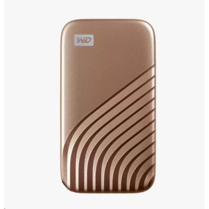 Obrázek SanDisk WD My Passport SSD externí 2 TB , USB- C 3.2 , 1050/ 1000MB/ s R/ W PC & Mac , GOLD