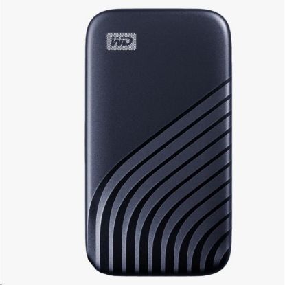 Obrázek SanDisk WD My Passport SSD externí 2 TB , USB- C 3.2 , 1050/ 1000MB/ s R/ W PC & Mac , Midnight Blue