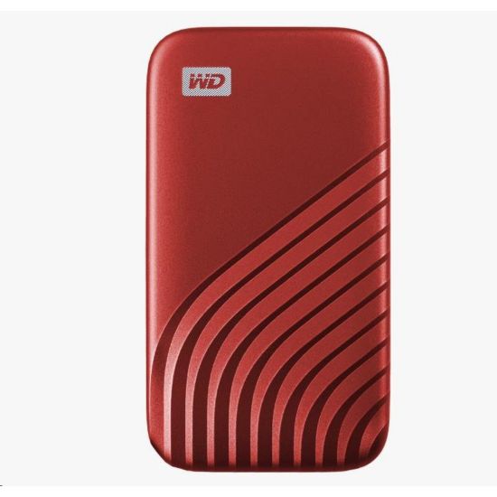 Obrázek SanDisk WD My Passport SSD externí 2 TB , USB- C 3.2 , 1050/ 1000MB/ s R/ W PC & Mac , Red