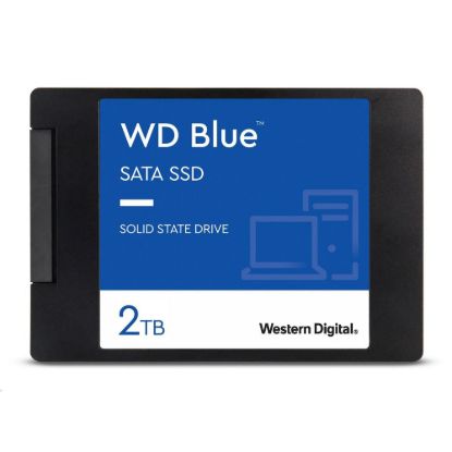 Obrázek WD BLUE SSD 3D NAND WDS200T3B0A 2 TB Powered by SanDisk, SATA/ 600, (R: 560, W: 530MB/ s), 2.5"