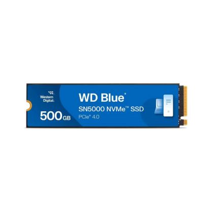 Obrázek WD BLUE SSD NVMe 500 GB PCIe SN5100 Powered by SanDisk, Gen4, (R: 5000, W: 4000MB/ s)