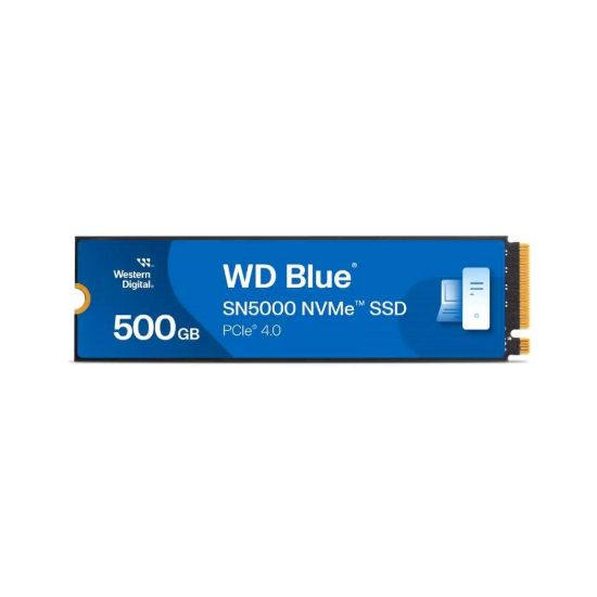 Obrázek WD BLUE SSD NVMe 500 GB PCIe SN5100 Powered by SanDisk, Gen4, (R: 5000, W: 4000MB/ s)