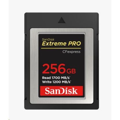 Obrázek SanDisk Compact Flash 256 GB Express Extreme Pro (R: 1700/ W: 1200 MB/ s)