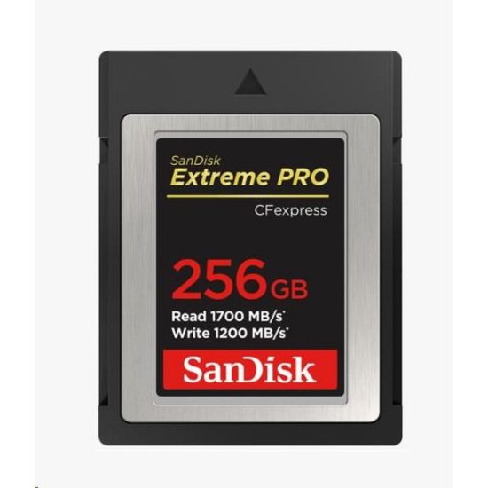 Obrázek SanDisk Compact Flash 256 GB Express Extreme Pro (R: 1700/ W: 1200 MB/ s)